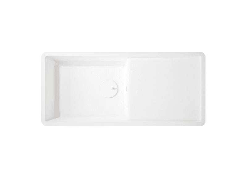 Ενσωματωμένος διπλός νεροχύτης κουζίνας Corian® Spicy 9920 από solid surface υλικό