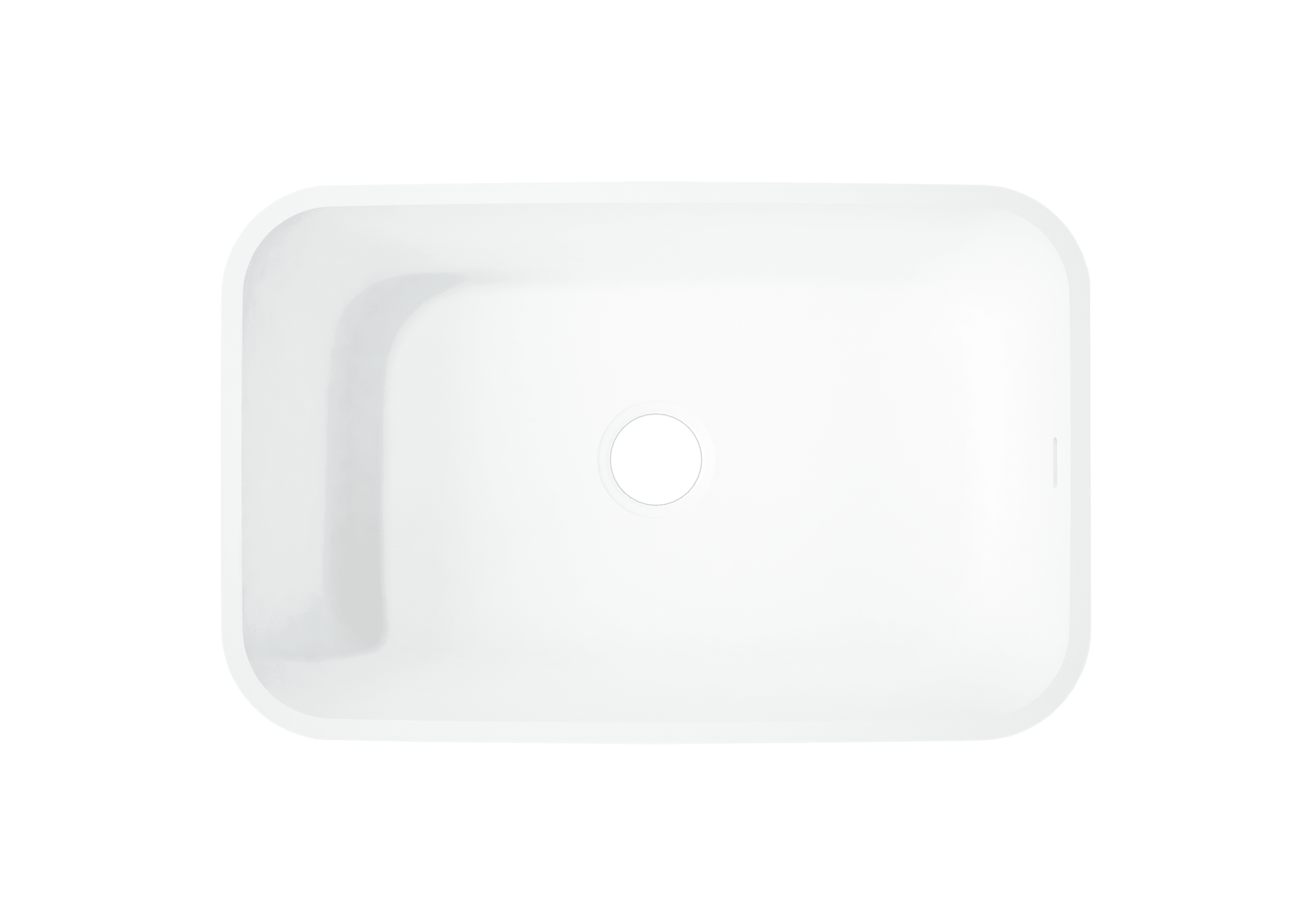 Ενσωματωμένος νεροχύτης κουζίνας Corian® Sweet 881 από solid surface υλικό