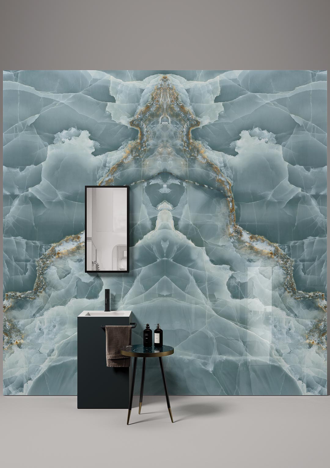 Κεραμική επιφάνεια Onyx Green από τη LEVEL