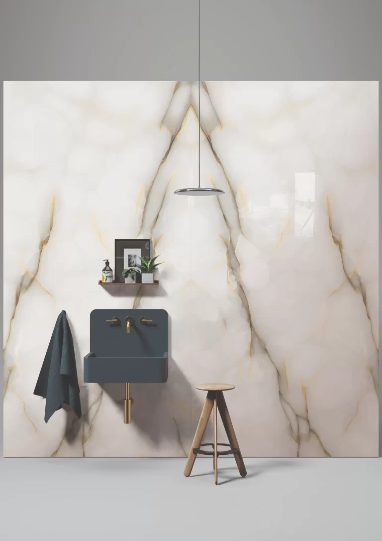 Onyx Perla Large Ceramic Slab by LEVEL